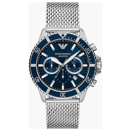 Emporio Armani World Explorer Quartz Blue Dial Men's Watch | Buy Online in South Africa | Noak