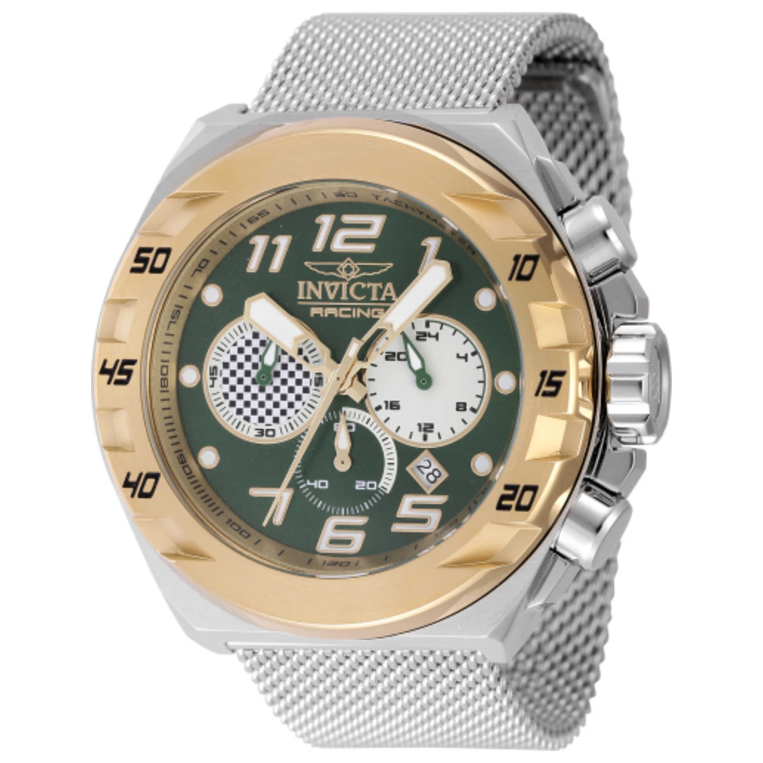 Invicta Racing Quartz Green and White Dial Men's Watch Invicta Racing Quartz Green and White Dial Men's Watch | Buy Online in South Africa | Noak