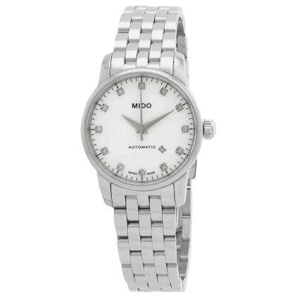 Mido Baroncelli Automatic White Dial Women's Watch | Buy Online in South Africa | Noak