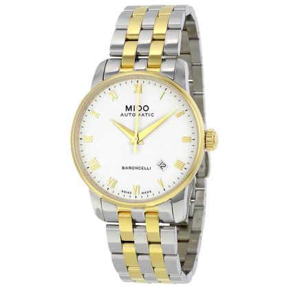 Mido Baroncelli Jubilee Automatic White Dial Men's Watch | Buy Online in South Africa | Noak