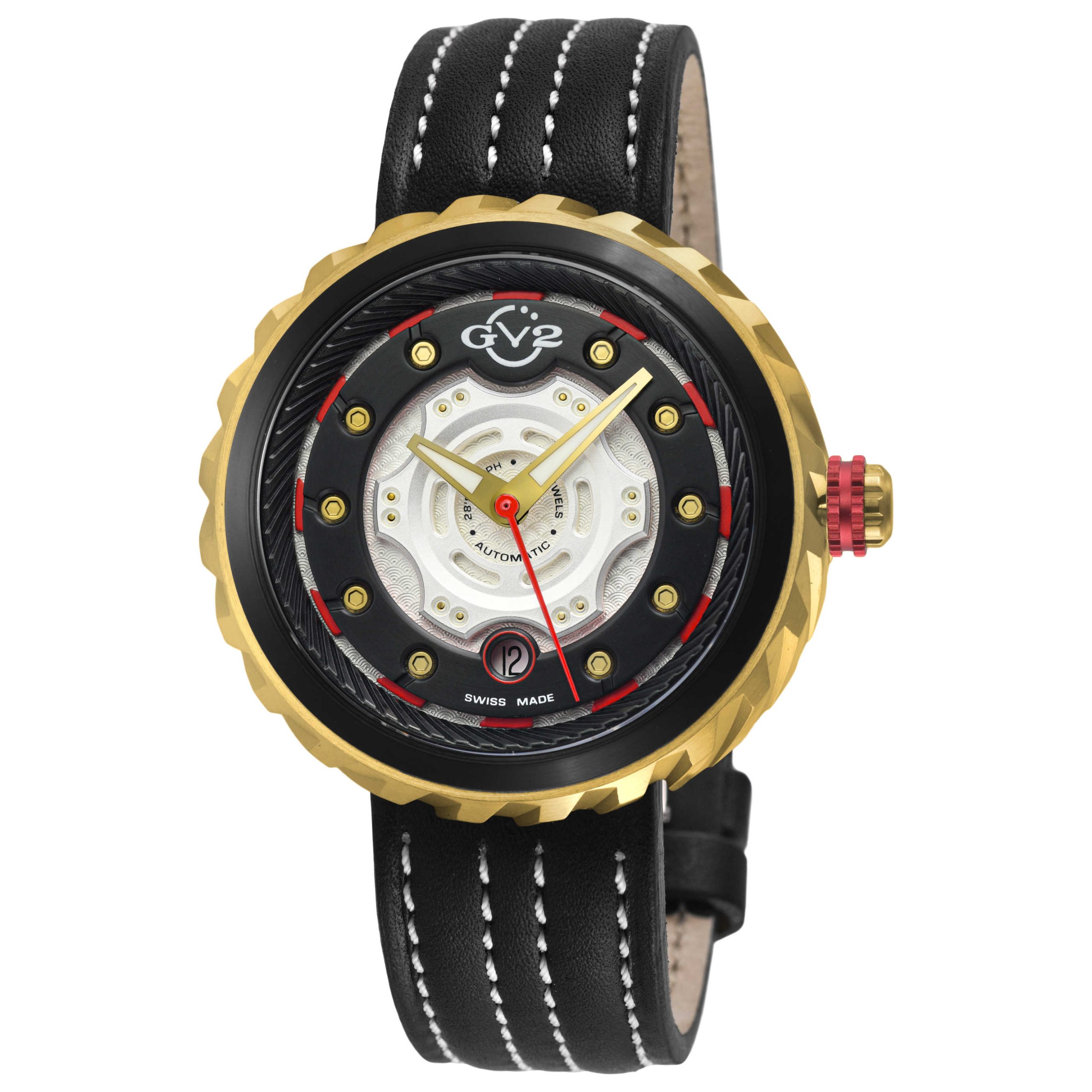 GV2 by Gevril Motorcycle Automatic Black Dial Men's Watch GV2 by Gevril Motorcycle Automatic Black Dial Men's Watch | Buy Online in South Africa | Noak
