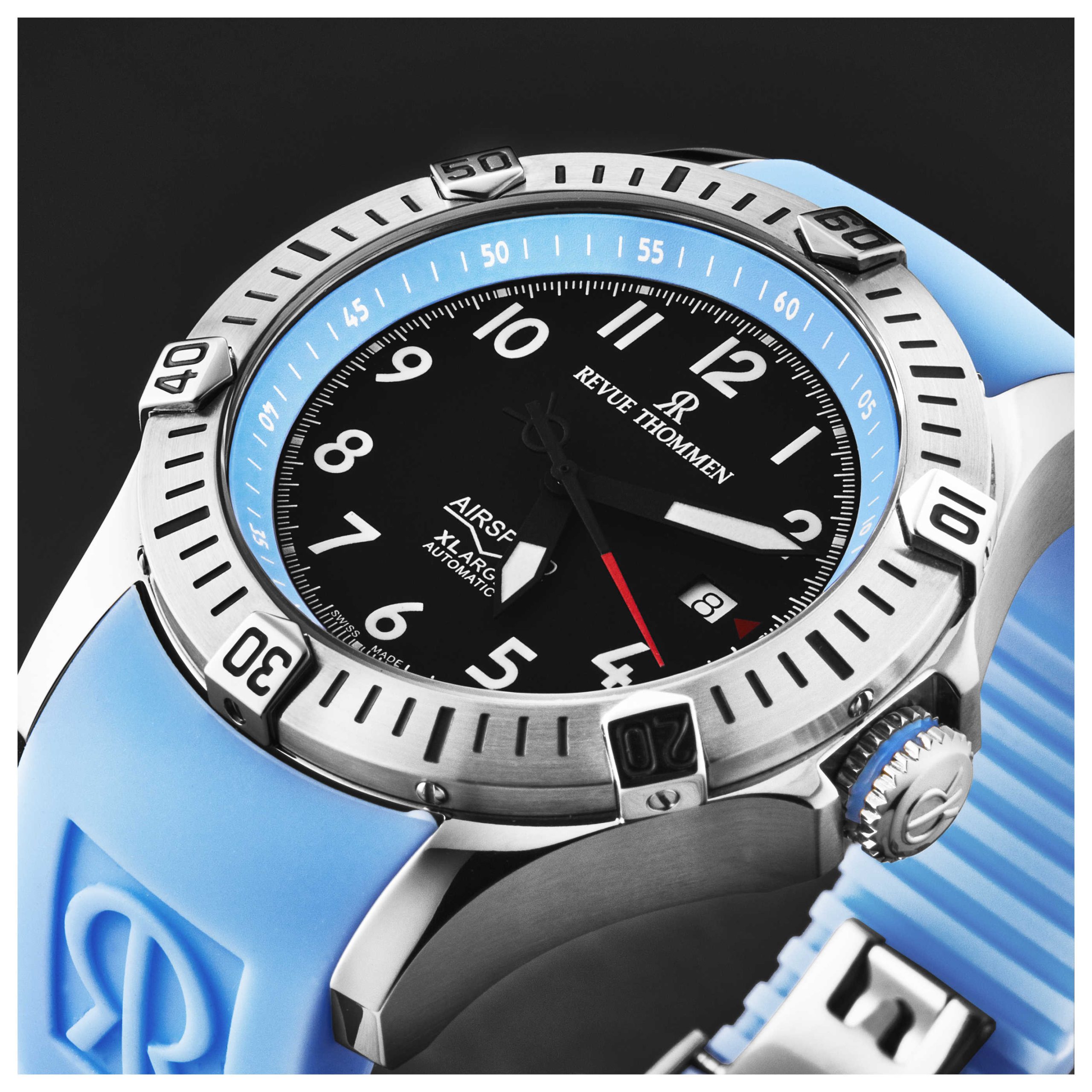 Revue Thommen Air Speed Automatic Black Dial Men's Watch Revue Thommen Air Speed Automatic Black Dial Men's Watch | Buy Online in South Africa | Noak