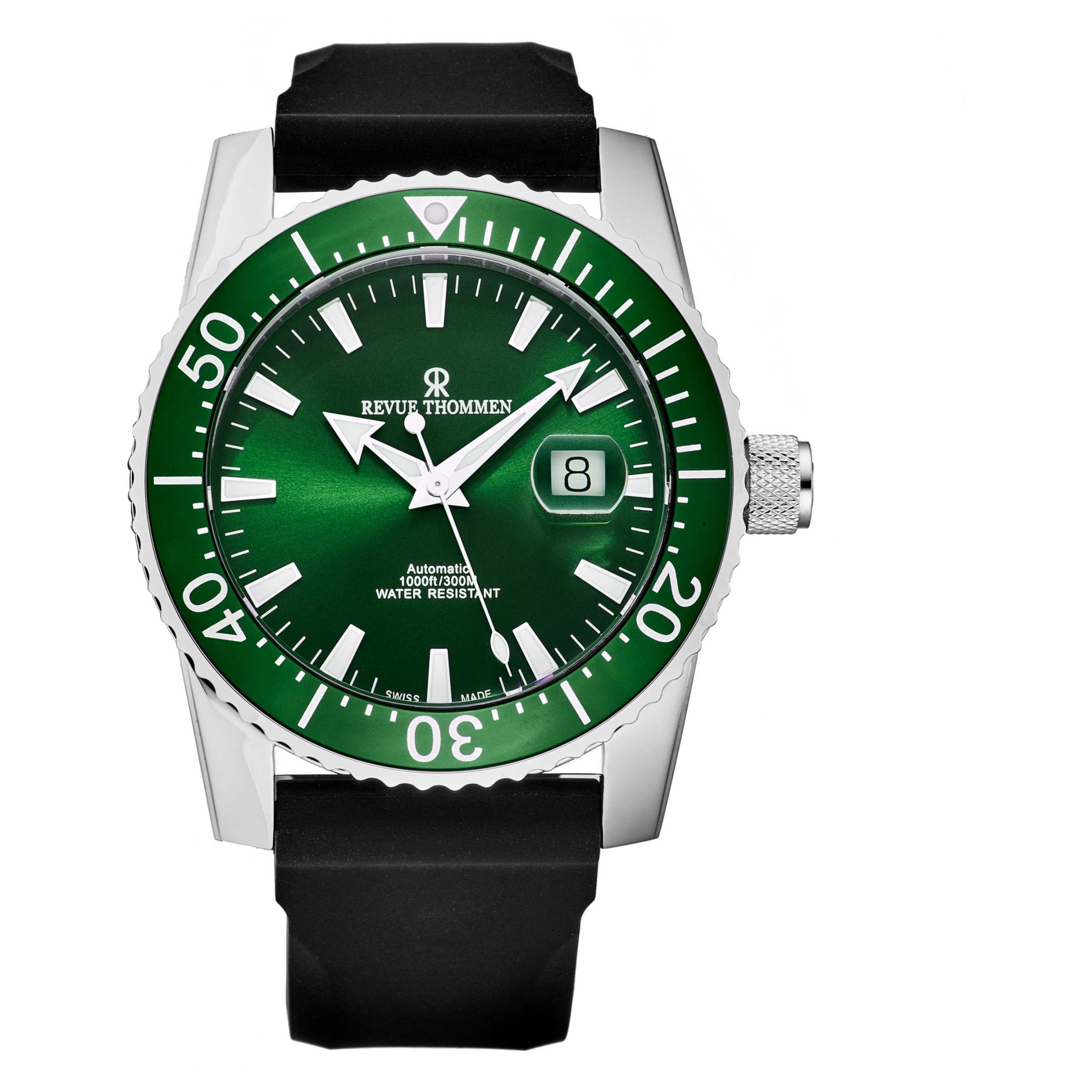Revue Thommen Diver Automatic Green Dial Men's Watch Revue Thommen Diver Automatic Green Dial Men's Watch | Buy Online in South Africa | Noak