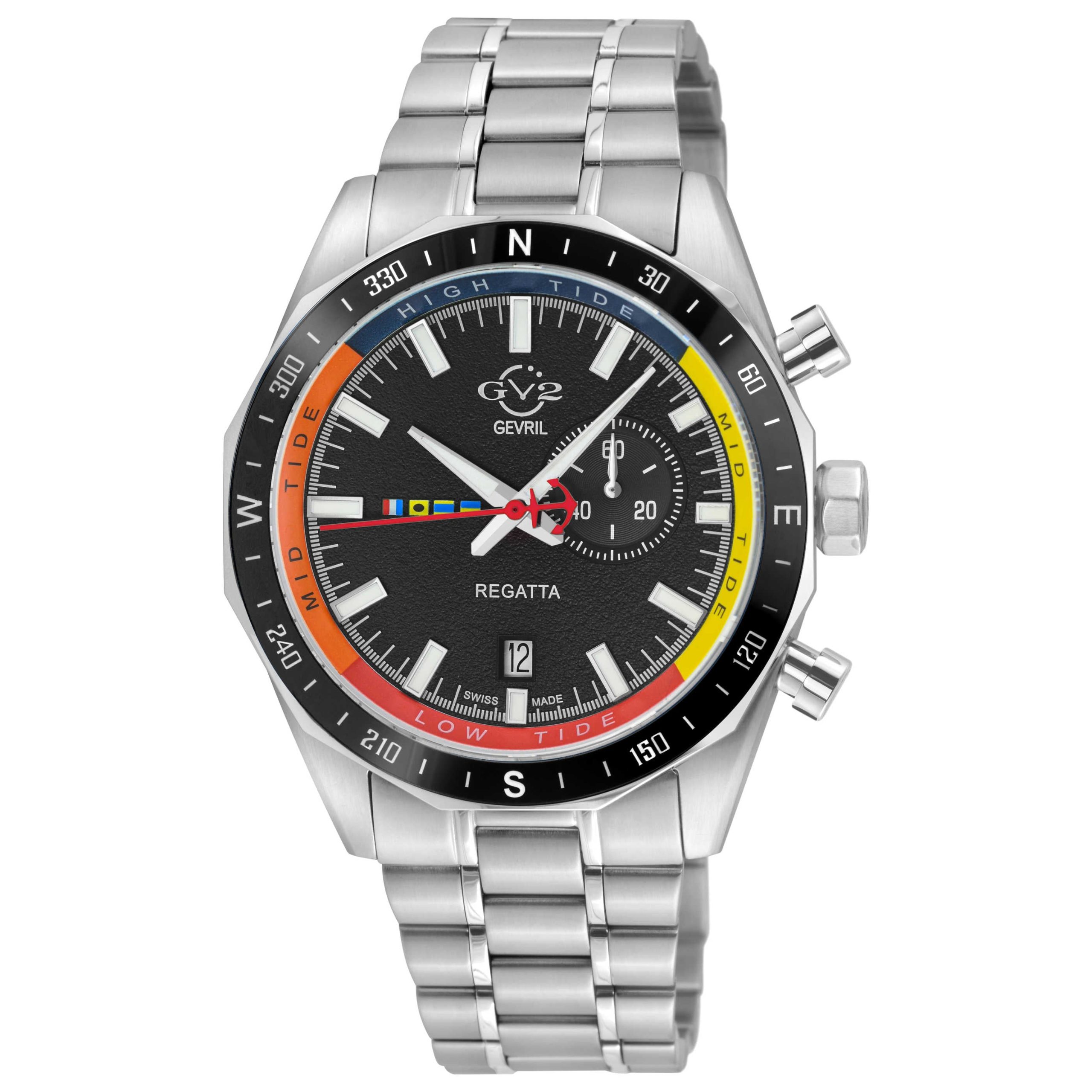 GV2 by Gevril Regatta Quartz Black Dial Men's Watch GV2 by Gevril Regatta Quartz Black Dial Men's Watch | Buy Online in South Africa | Noak