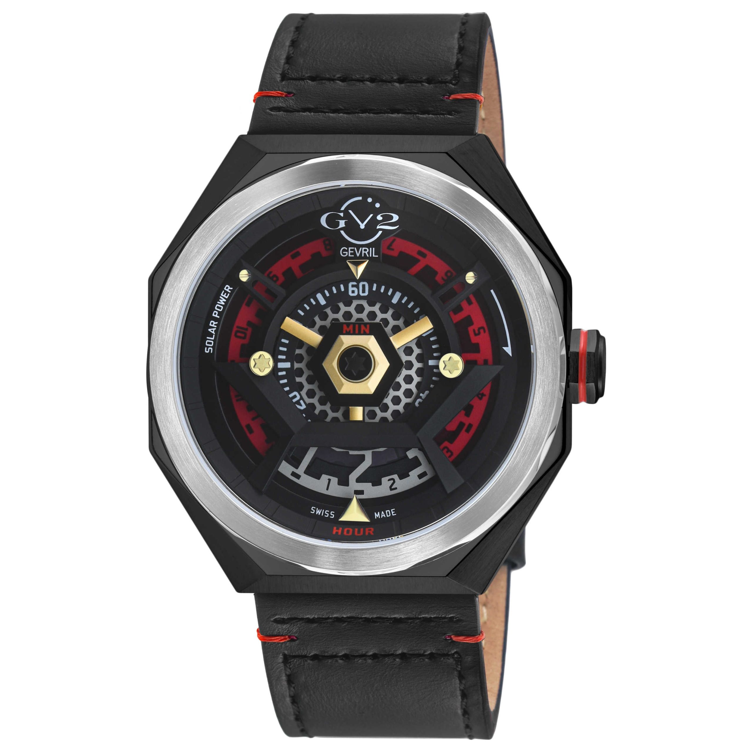 GV2 by Gevril Stella Solare Quartz Red Dial Men's Watch GV2 by Gevril Stella Solare Quartz Red Dial Men's Watch | Buy Online in South Africa | Noak