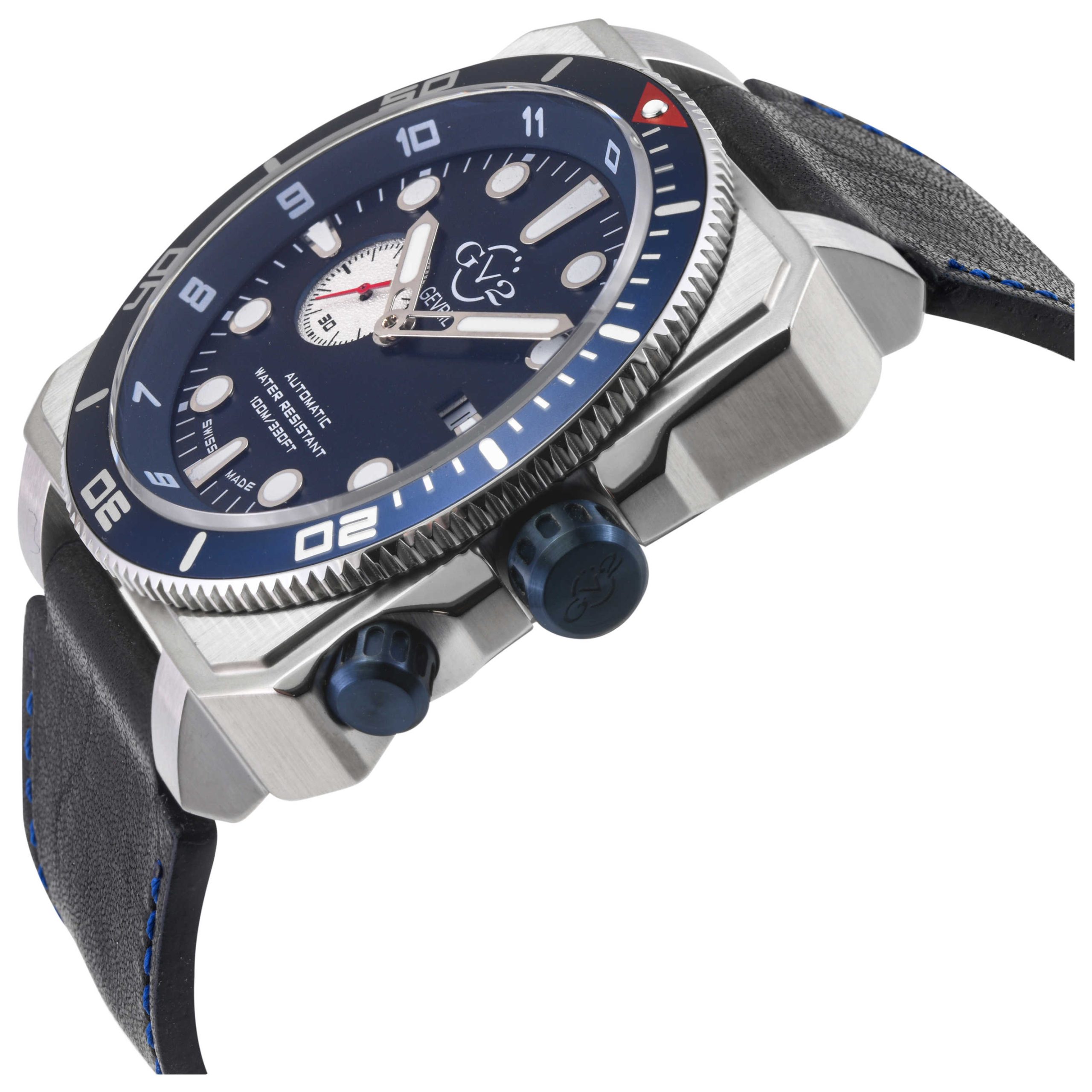 GV2 by Gevril XO Submarine Automatic Blue Dial Men's Watch GV2 by Gevril XO Submarine Automatic Blue Dial Men's Watch | Buy Online in South Africa | Noak