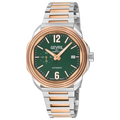 Gevril Roosevelt Automatic Green Dial Men's Watch | Buy Online in South Africa | Noak