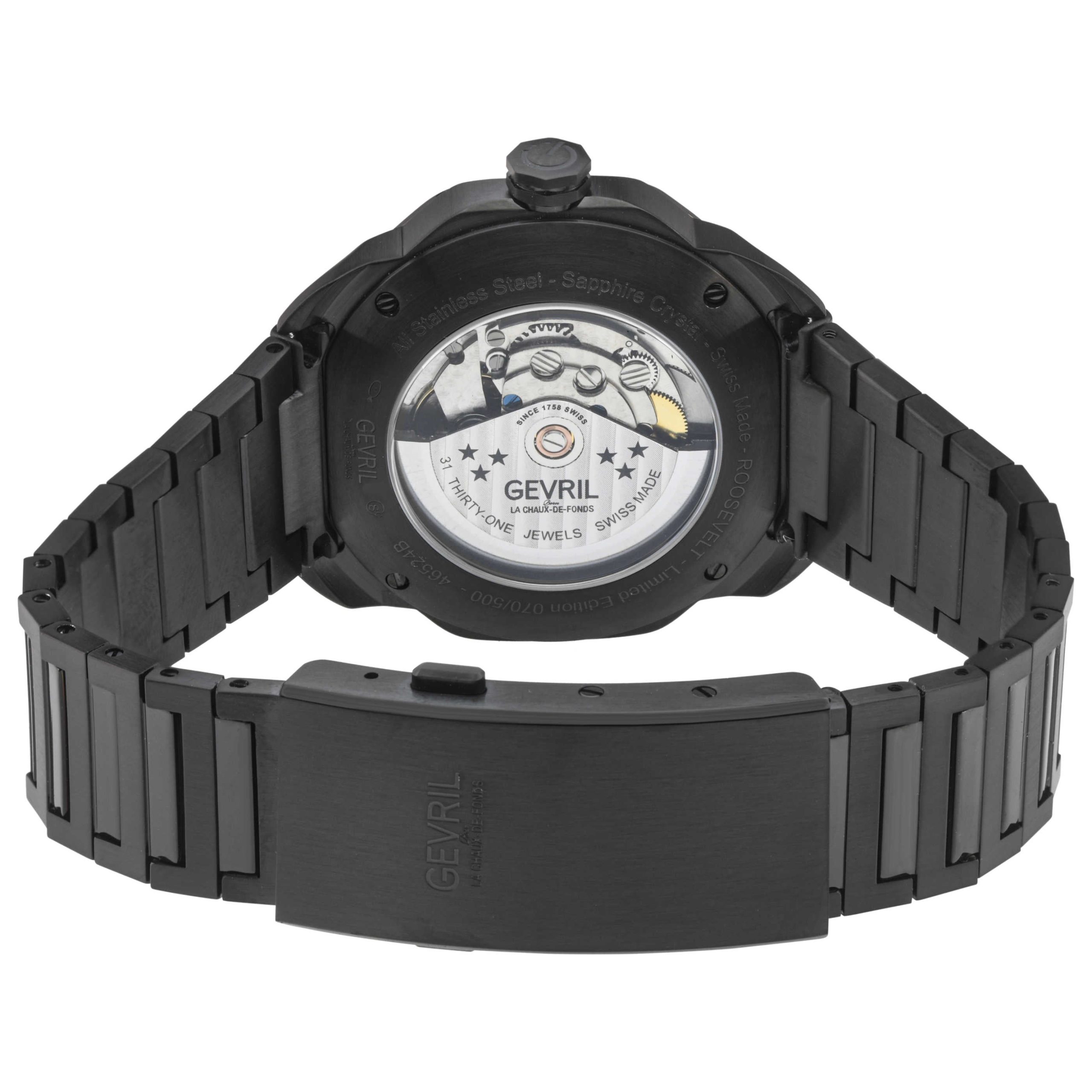 Gevril Roosevelt Automatic Black Dial Men's Watch Gevril Roosevelt Automatic Black Dial Men's Watch | Buy Online in South Africa | Noak