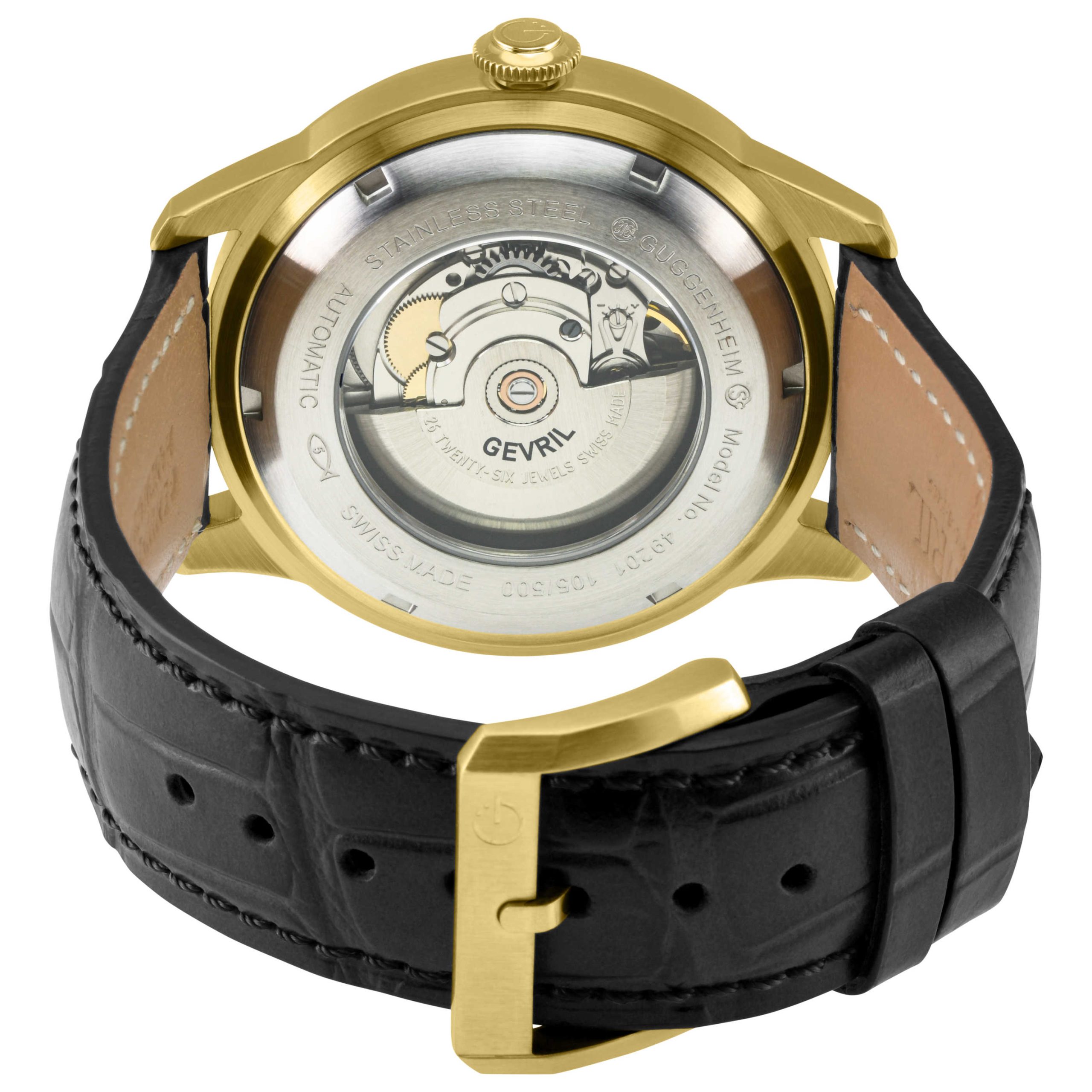 Gevril Guggenheim Automatic Black Dial Men's Watch Gevril Guggenheim Automatic Black Dial Men's Watch | Buy Online in South Africa | Noak