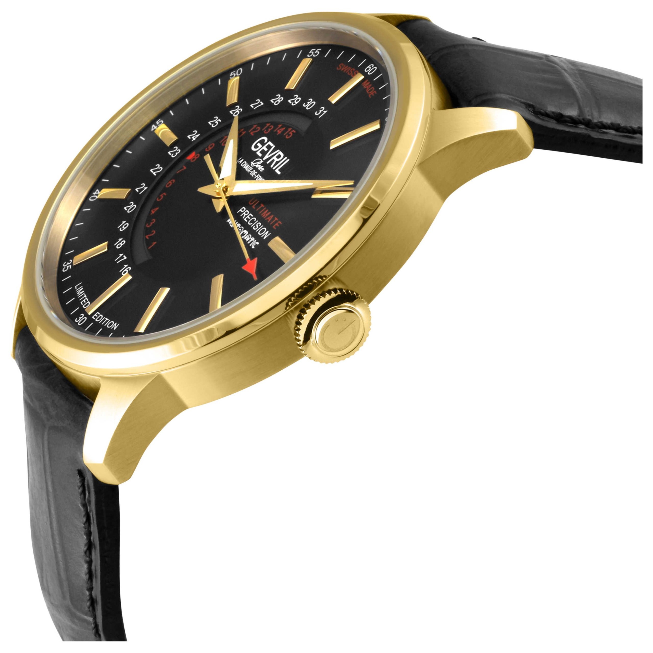 Gevril Guggenheim Automatic Black Dial Men's Watch Gevril Guggenheim Automatic Black Dial Men's Watch | Buy Online in South Africa | Noak