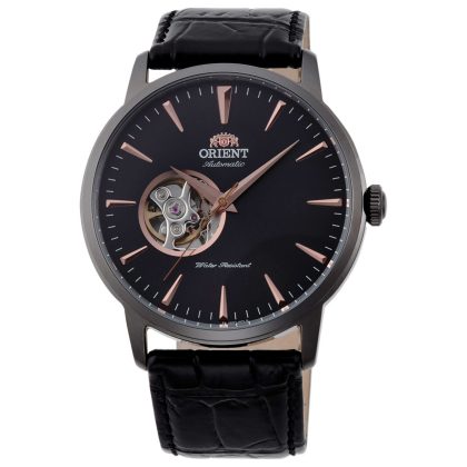 Orient Classic Open Heart Automatic Black Dial Men's Watch | Buy Online in South Africa | Noak