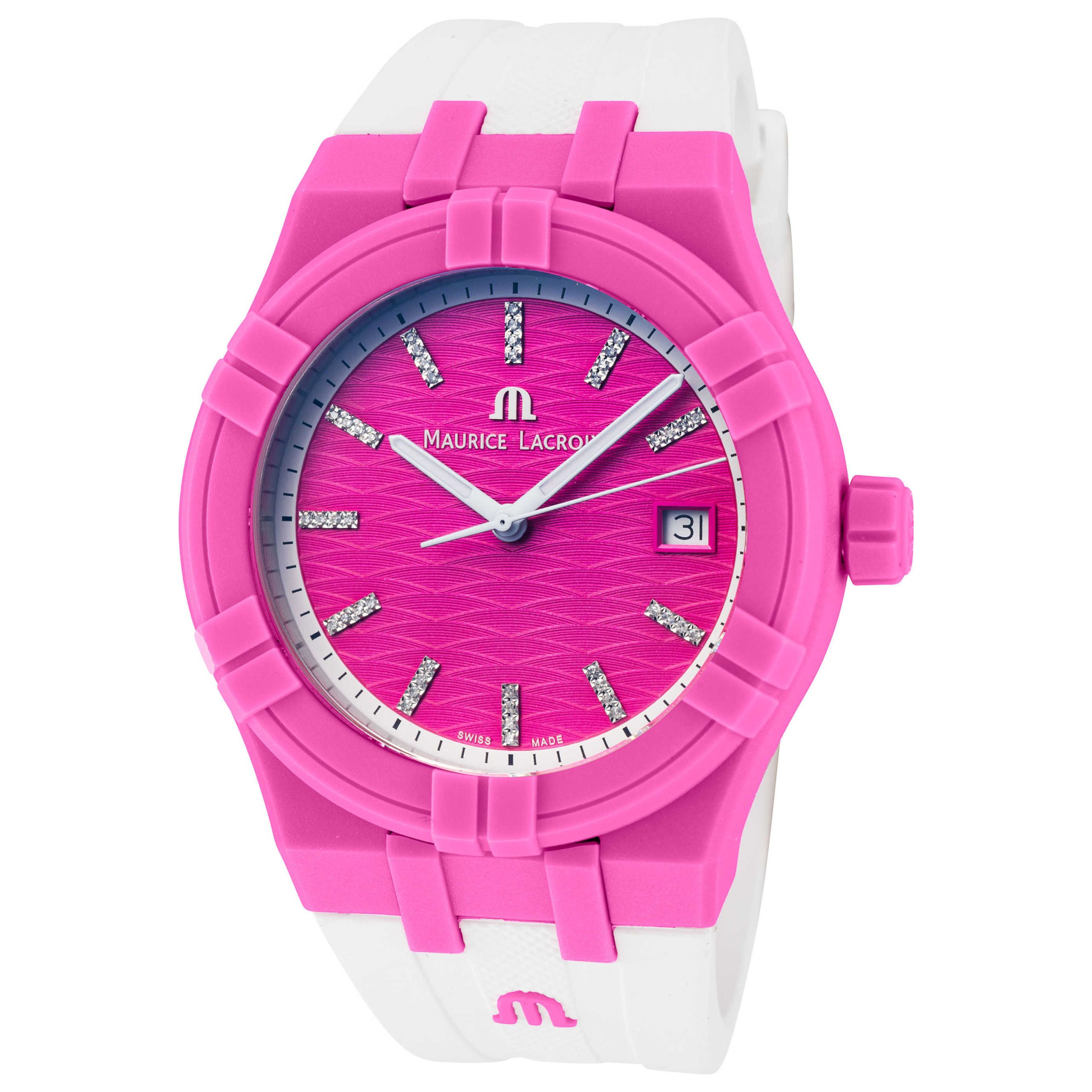 Maurice Lacroix Aikon #Tide Quartz Pink Dial Unisex Watch Maurice Lacroix Aikon #Tide Quartz Pink Dial Unisex Watch | Buy Online in South Africa | Noak
