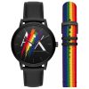 Armani Exchange Cayde Quartz Black Dial Men's Watch | Buy Online in South Africa | Noak