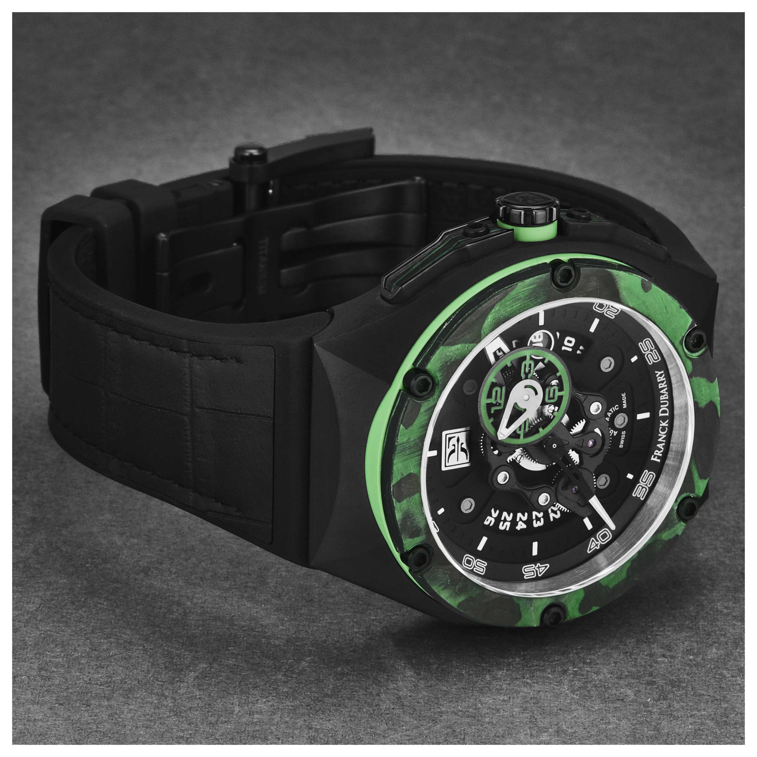 Franck Dubarry Crazy Wheel Automatic Black Dial Men's Watch Franck Dubarry Crazy Wheel Automatic Black Dial Men's Watch | Buy Online in South Africa | Noak