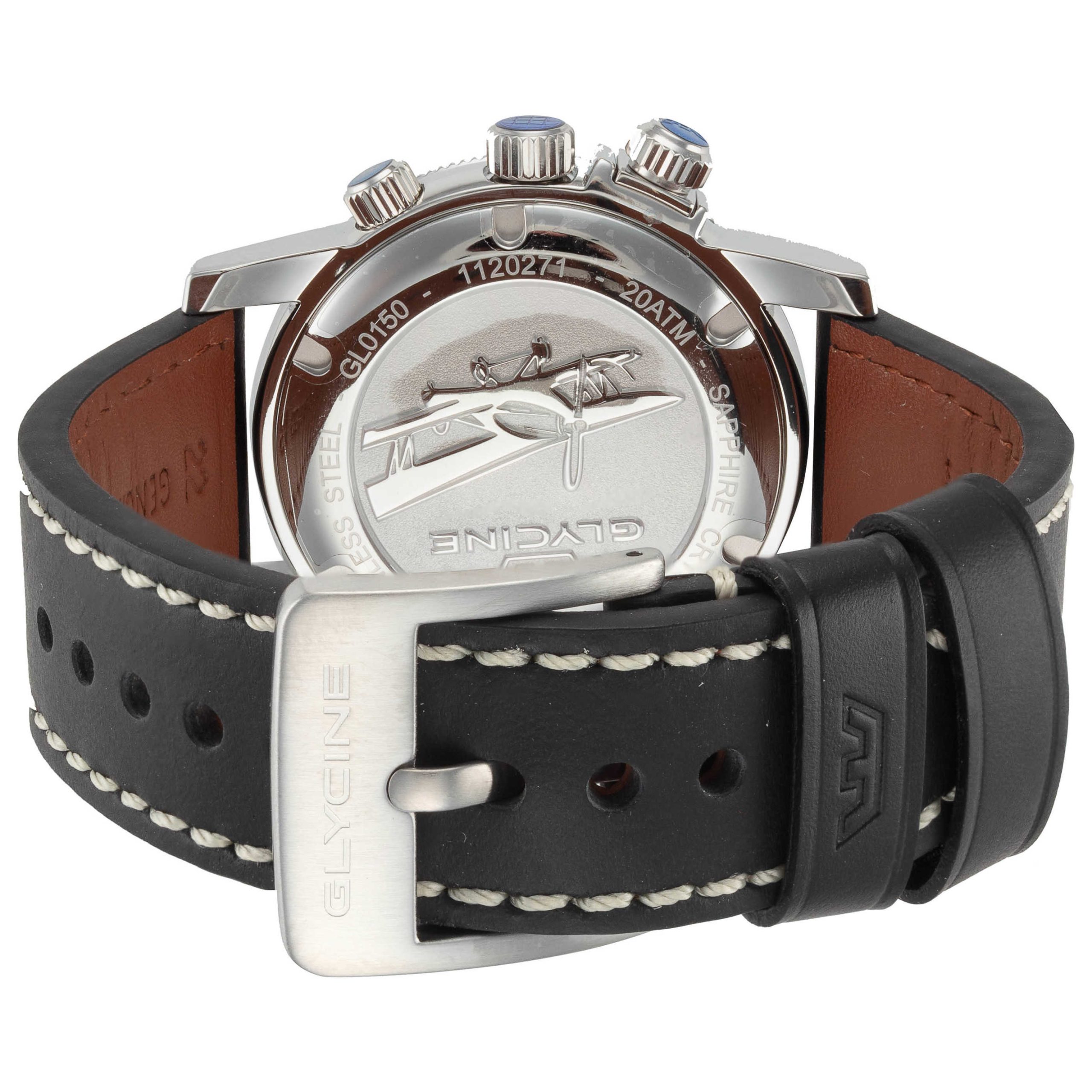Glycine Airman GMT Quartz Black Dial Men's Watch Glycine Airman GMT Quartz Black Dial Men's Watch | Buy Online in South Africa | Noak