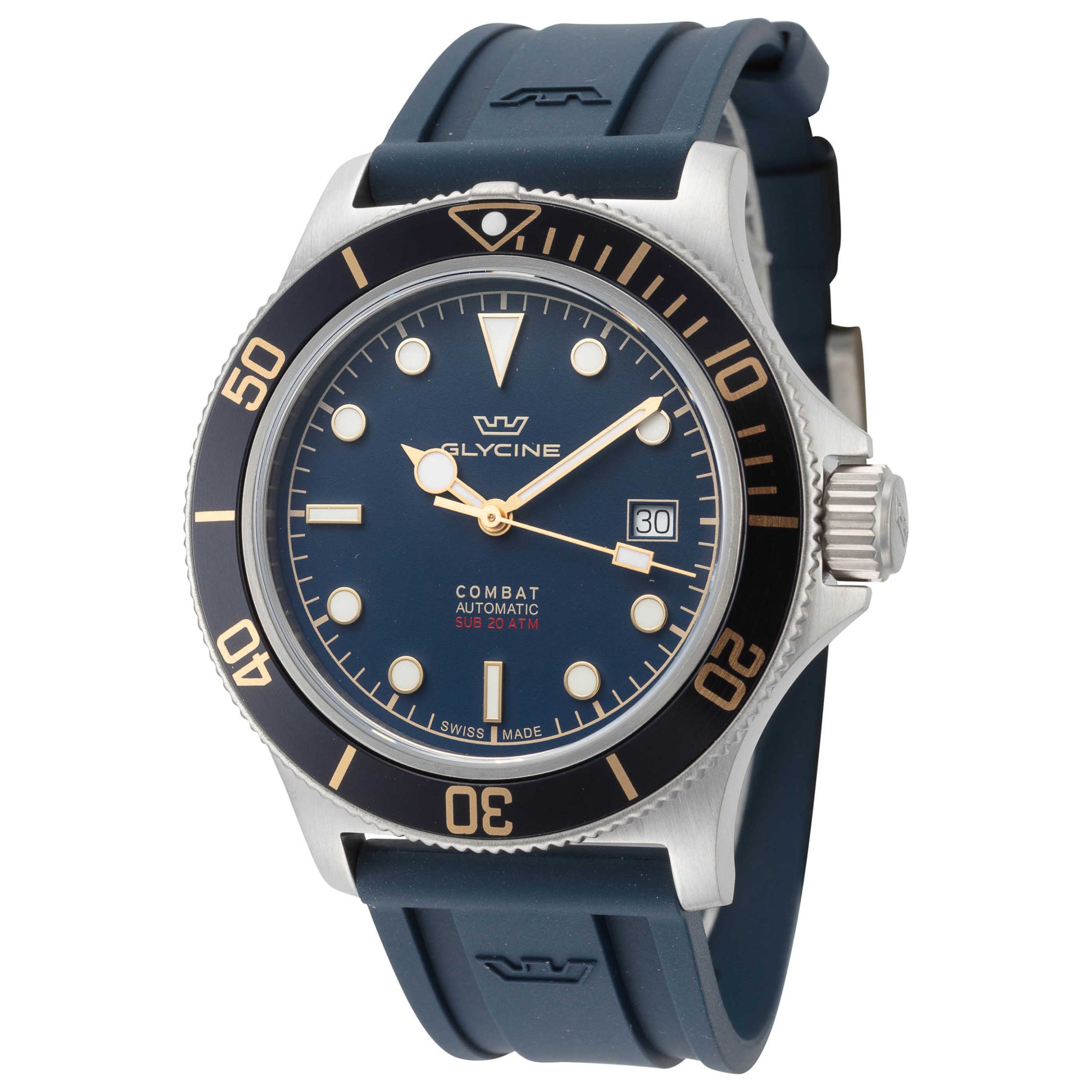 Glycine Combat Sub Automatic Blue Dial Men's Watch Glycine Combat Sub Automatic Blue Dial Men's Watch | Buy Online in South Africa | Noak