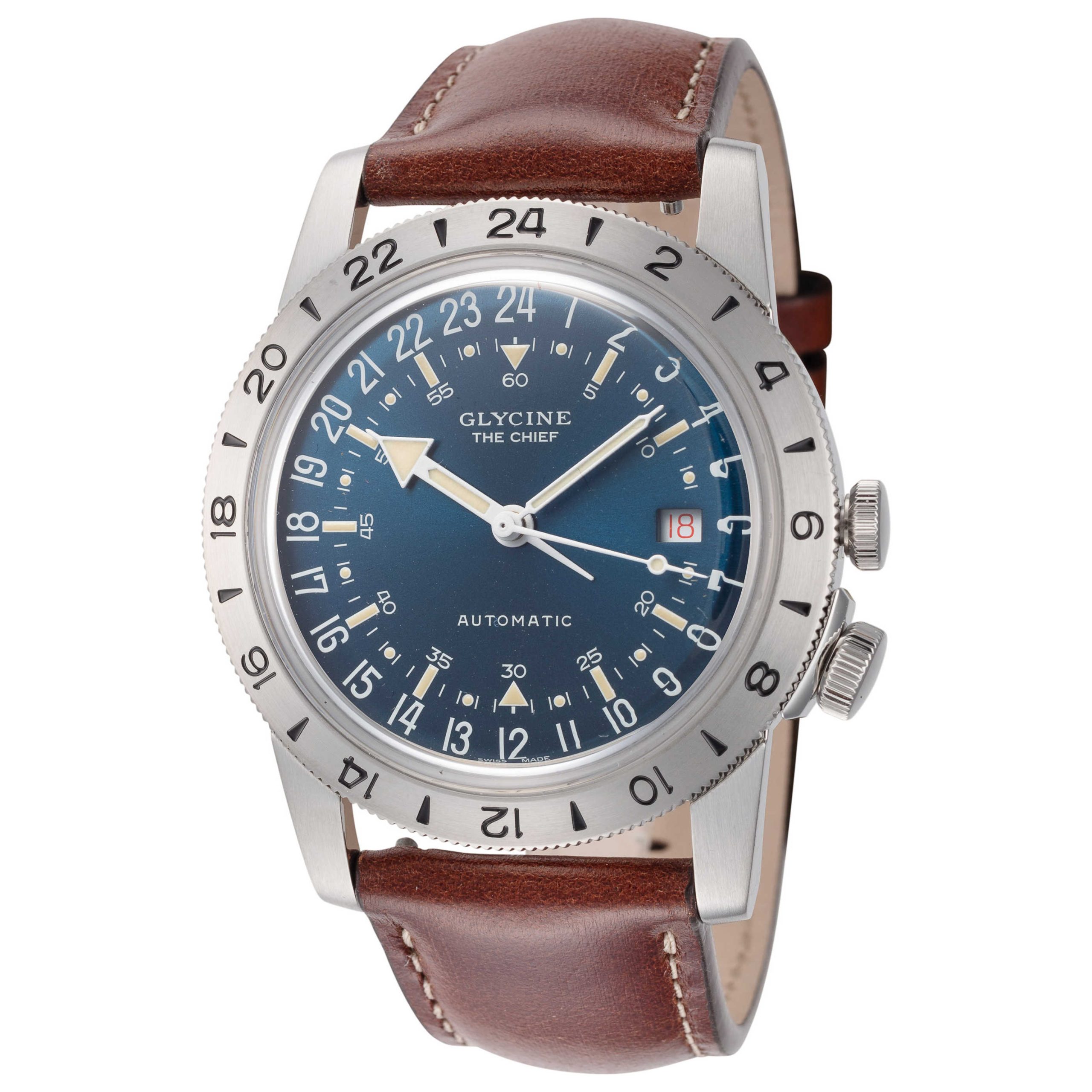 Glycine Airman Vintage Purist Automatic Blue Dial Men's Watch Glycine Airman Vintage Purist Automatic Blue Dial Men's Watch | Buy Online in South Africa | Noak