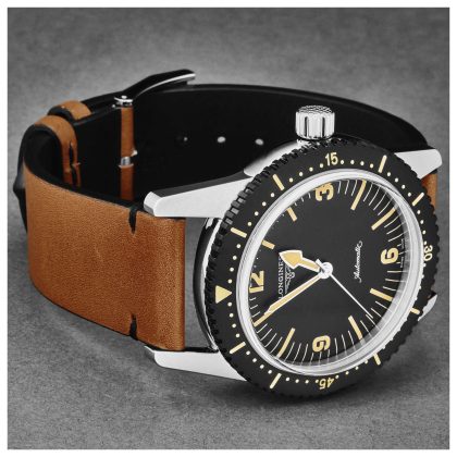 Longines Heritage Diver Automatic Black Dial Men's Watch | Buy Online in South Africa | Noak