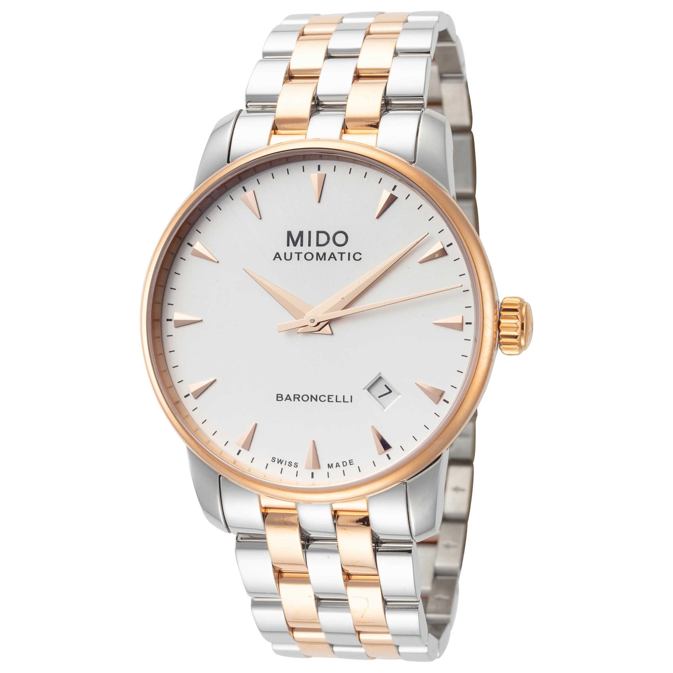 Mido Baroncelli II Automatic Silver Dial Men's Watch Mido Baroncelli II Automatic Silver Dial Men's Watch | Buy Online in South Africa | Noak