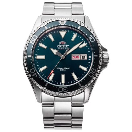 Orient Sports Kamasu Mako III V1 Automatic Green Dial Men's Watch | Buy Online in South Africa | Noak