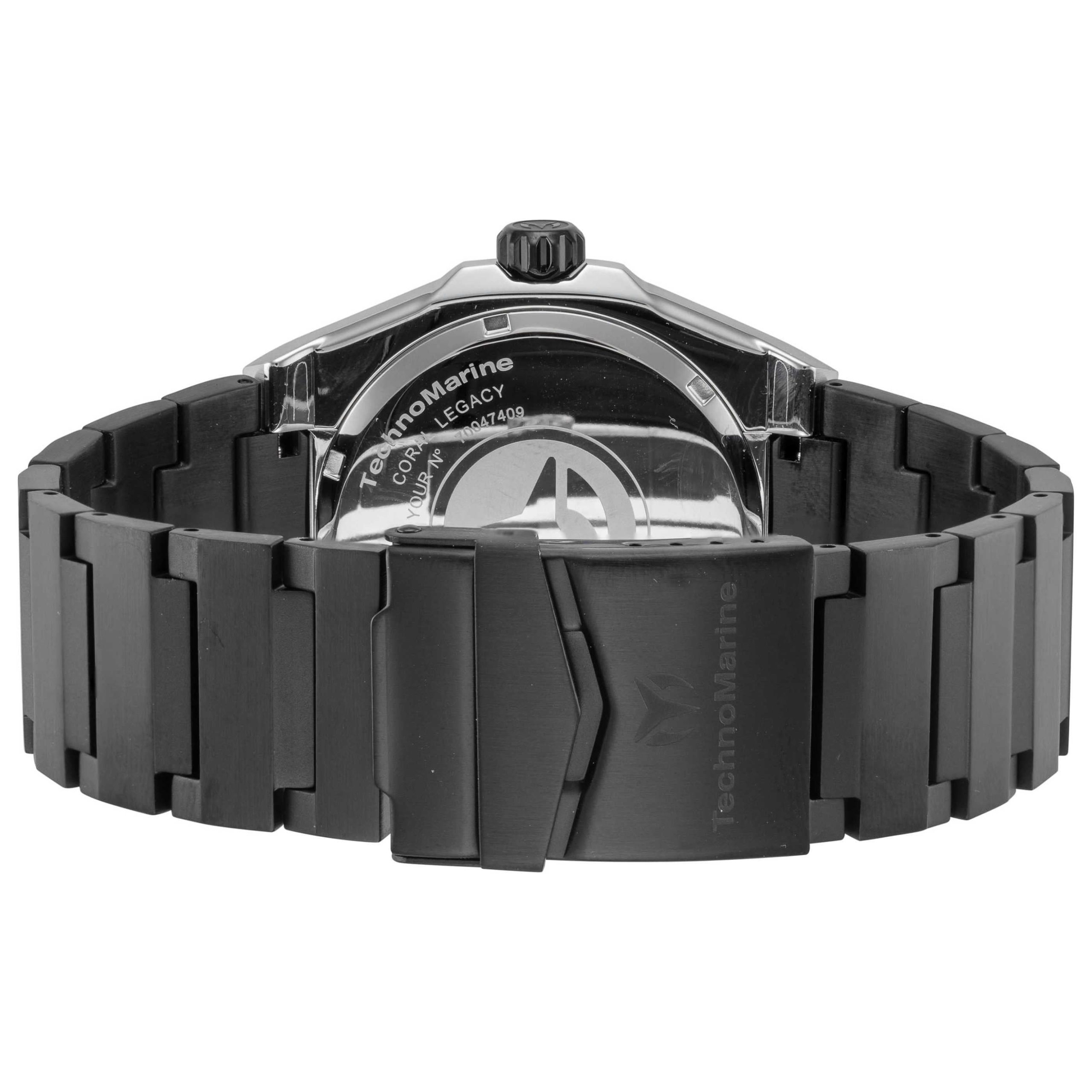 TechnoMarine Coral Legacy Quartz Black Dial Men's Watch TechnoMarine Coral Legacy Quartz Black Dial Men's Watch | Buy Online in South Africa | Noak