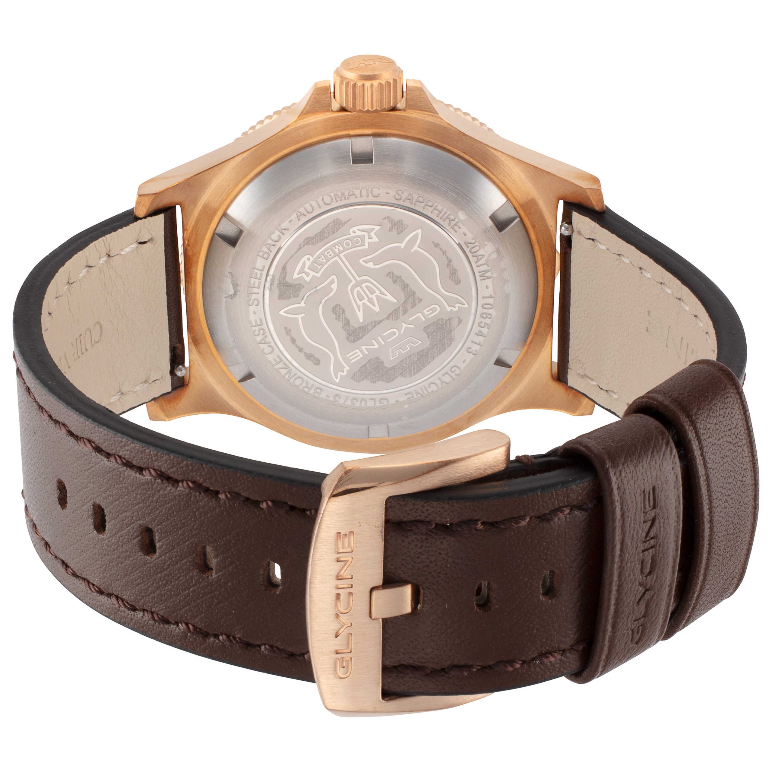 Glycine Combat Sub Bronze 42mm Brown Dial Men's Automatic Watch Glycine Combat Sub Bronze 42mm Brown Dial Men's Automatic Watch | Buy Online in South Africa | Noak