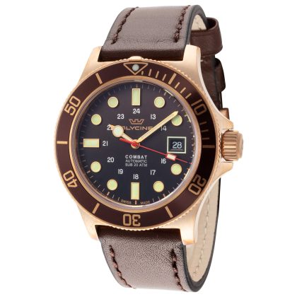 Glycine Combat Sub Bronze 42mm Brown Dial Men's Automatic Watch Glycine Combat Sub Bronze 42mm Brown Dial Men's Automatic Watch | Buy Online in South Africa | Noak